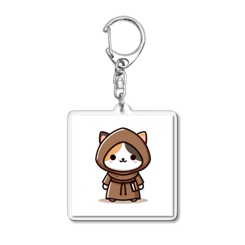 修道にゃんこ Acrylic Key Chain