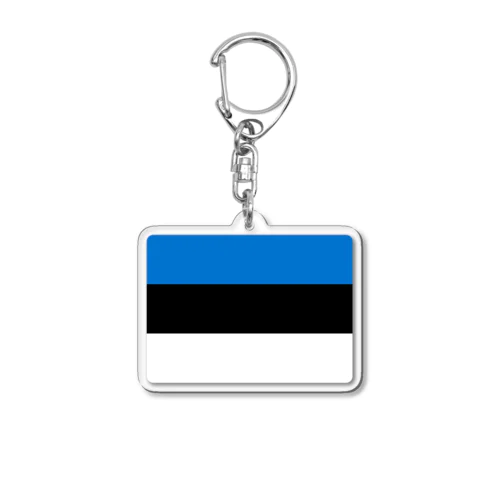 エストニアの国旗 Acrylic Key Chain