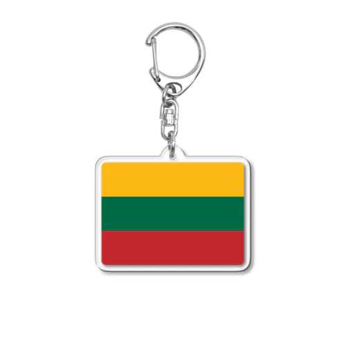 リトアニアの国旗 Acrylic Key Chain