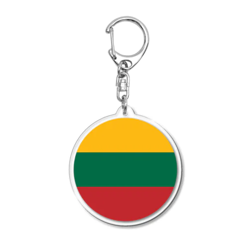 リトアニアの国旗 Acrylic Key Chain