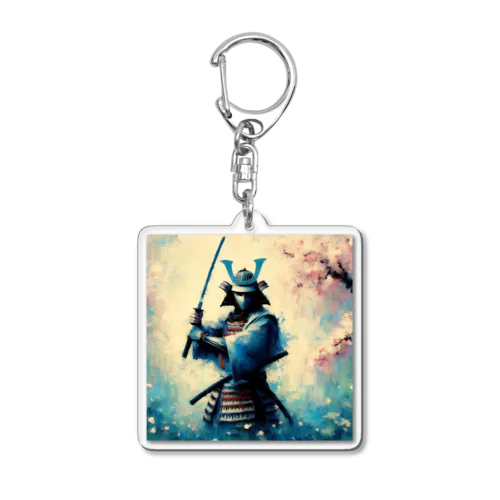 絵画のような侍シリーズ Acrylic Key Chain