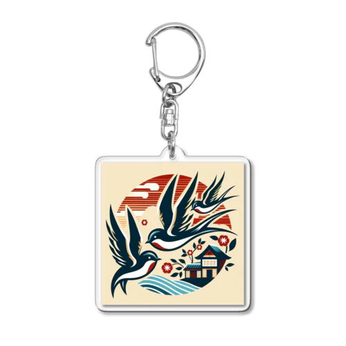 ツバメ Acrylic Key Chain