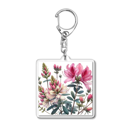 4月16日の誕生花　レンゲツツジ Acrylic Key Chain