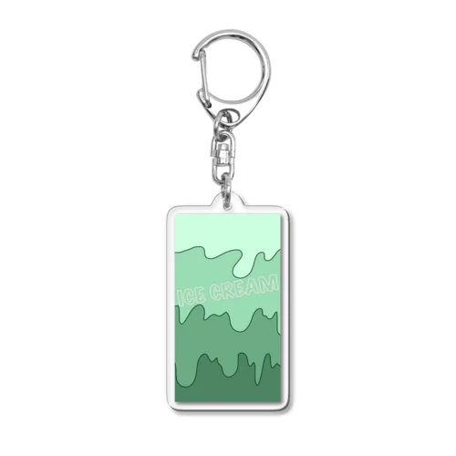 ずんだから抹茶へ、愛を込めて。 Acrylic Key Chain