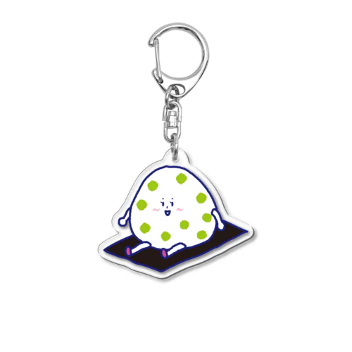 豆おむすびちゃん Acrylic Key Chain