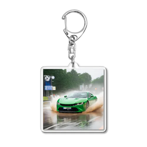 雨の疾走 Acrylic Key Chain