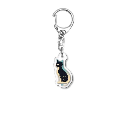 星の猫 Acrylic Key Chain