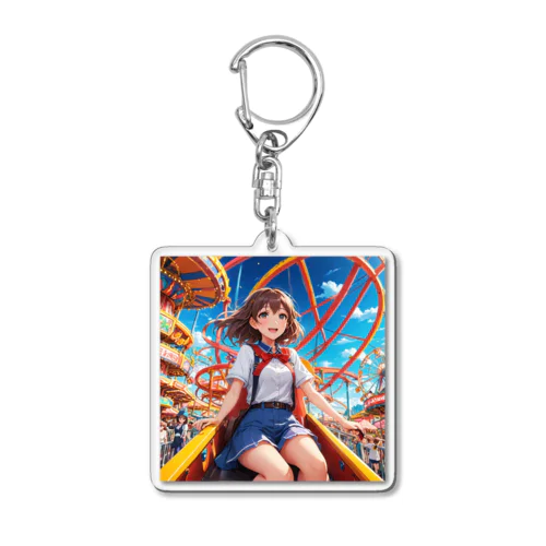 美少女 Acrylic Key Chain