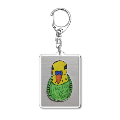 トキメキインコだるまちゃん Acrylic Key Chain