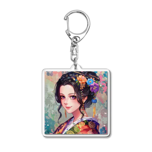 着物ガール　渋谷bb Tomoe bb 2712 Acrylic Key Chain