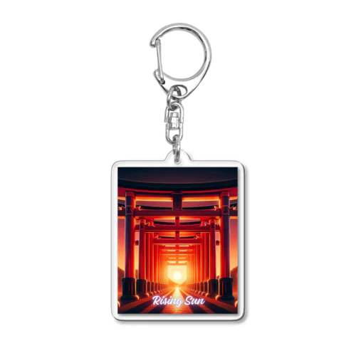 RISING SUN🎵　日イズル国 Acrylic Key Chain