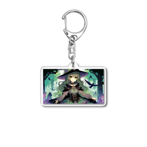 魔法使いの女の子 Acrylic Key Chain