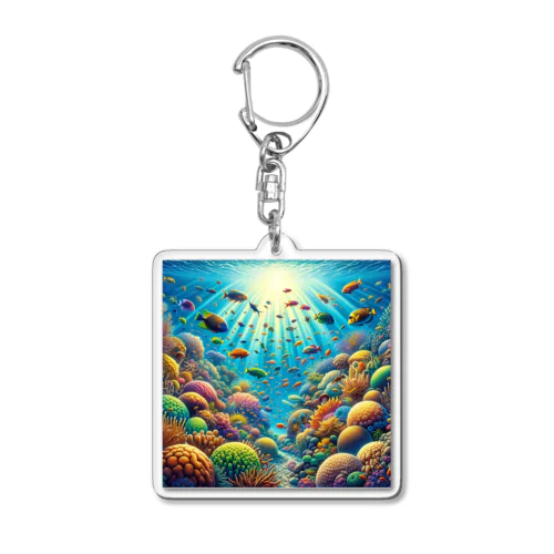 深海の光 Acrylic Key Chain