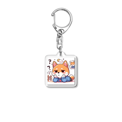 片思い犬 Acrylic Key Chain