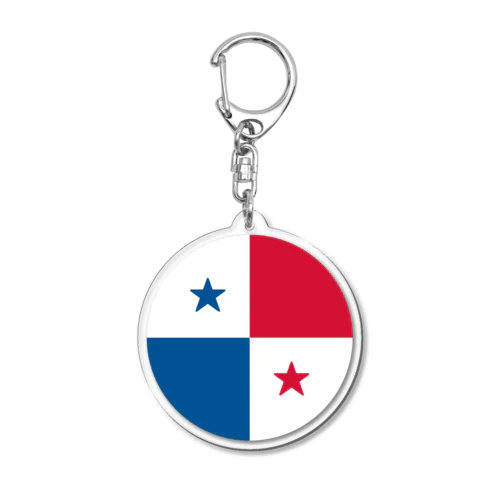 パナマの国旗 Acrylic Key Chain
