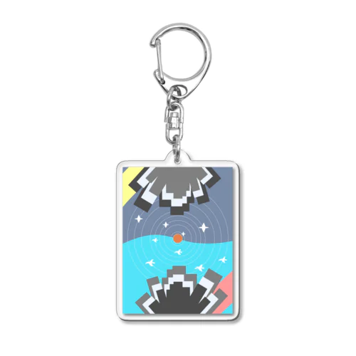 街 Acrylic Key Chain