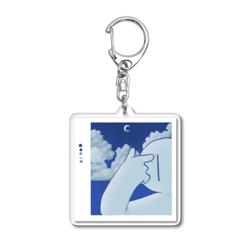 月 Acrylic Key Chain