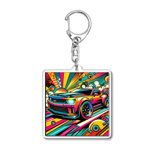 POPマッスルカー Acrylic Key Chain