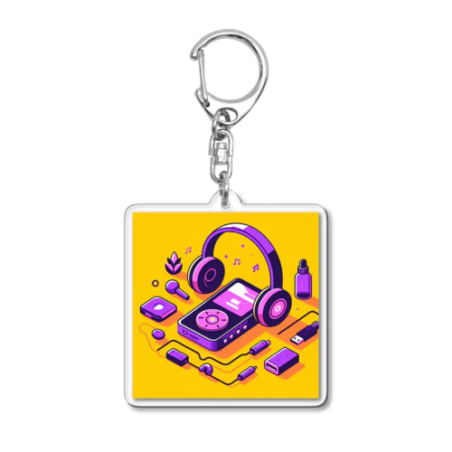 ラッキーミュージック Acrylic Key Chain