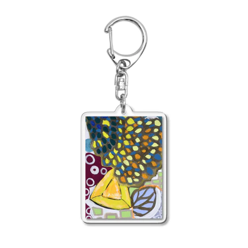 花　宝石　果物 Acrylic Key Chain