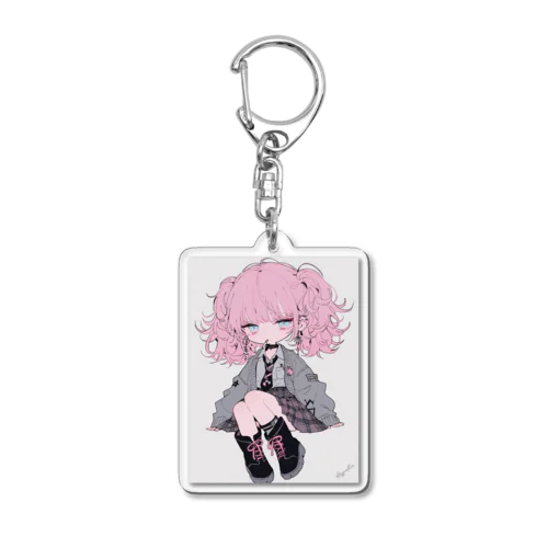 女の子ミニキャラ1 Acrylic Key Chain