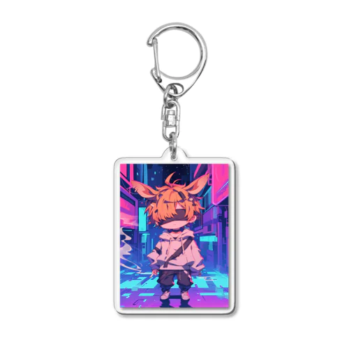 男の子ミニキャラカンガルー Acrylic Key Chain