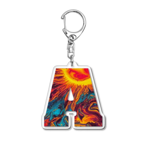 A Acrylic Key Chain