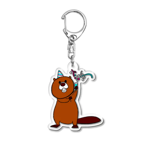 ビーバー Acrylic Key Chain