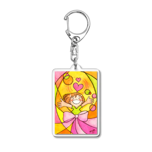 Happysmile Acrylic Key Chain