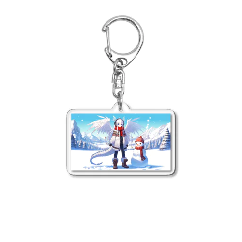 氷のドラゴン（Ice Dragons） Acrylic Key Chain