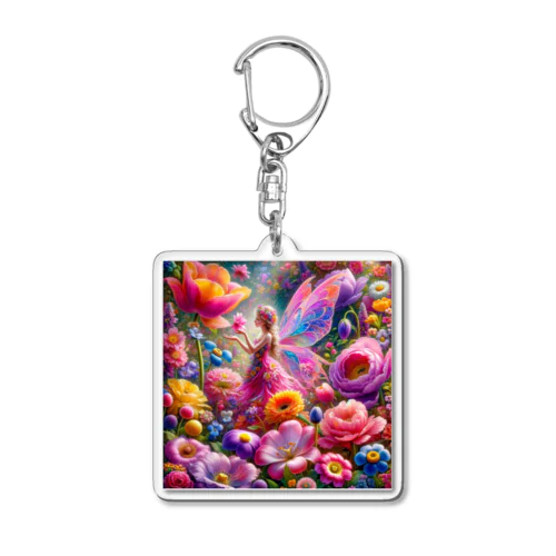 花の妖精 Acrylic Key Chain