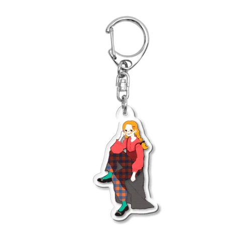 #7 Vivid Spring Acrylic Key Chain