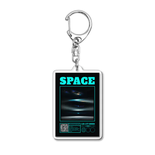 SPACE Acrylic Key Chain