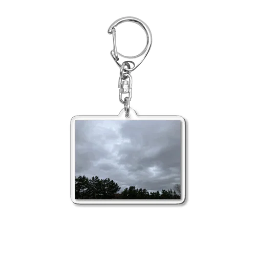 4月24日　雷みたいな雲空 Acrylic Key Chain