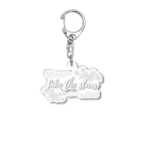 こよフェスグッズ_白文字 Acrylic Key Chain