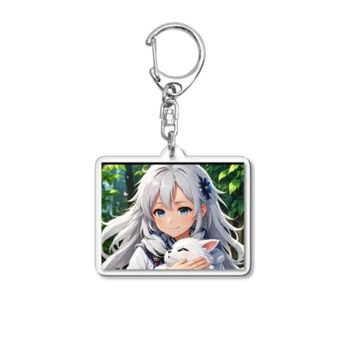 だっこされる神様 Acrylic Key Chain