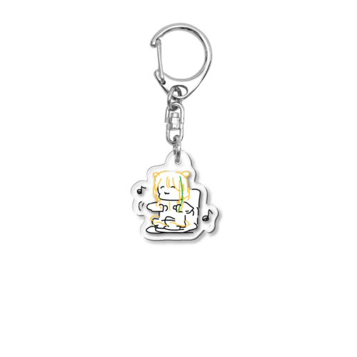 うきうきうんちぱお Acrylic Key Chain