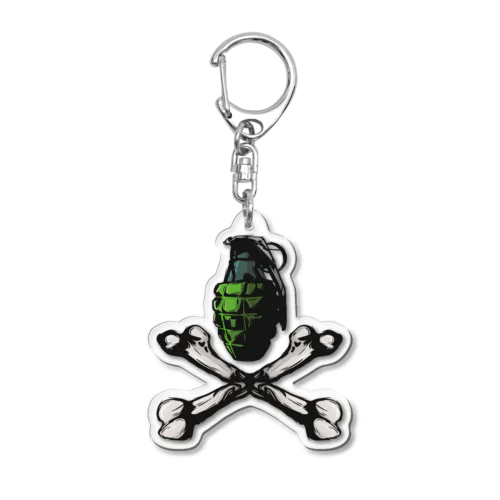 Dead Hand Bomb (color) Acrylic Key Chain