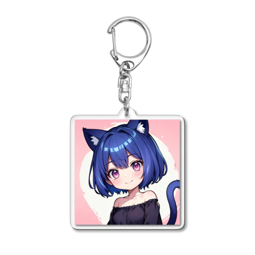 cat girl Acrylic Key Chain