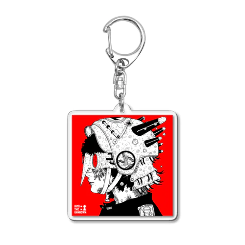 圏外へ Acrylic Key Chain