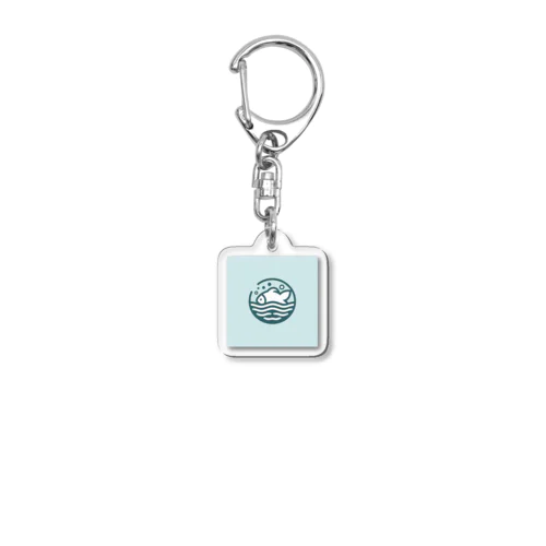 シンプルなお魚 Acrylic Key Chain