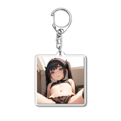 黒髪幼女　美鈴ちゃん Acrylic Key Chain