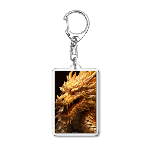 黄金龍神007 Acrylic Key Chain