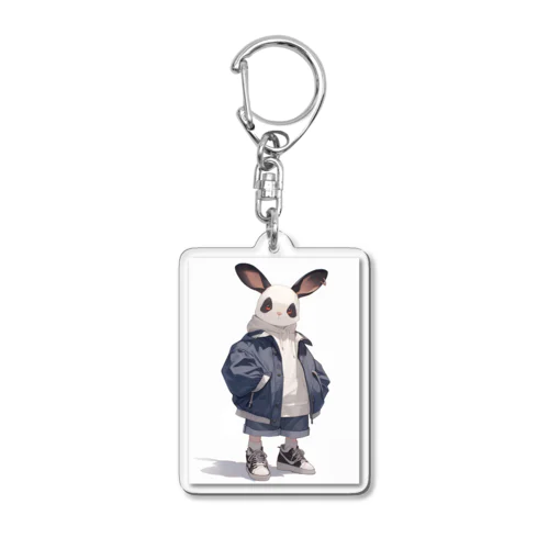 うさぎ君 BeeBee 1786 Acrylic Key Chain