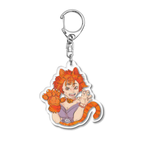 虎啸風生🐯 Acrylic Key Chain