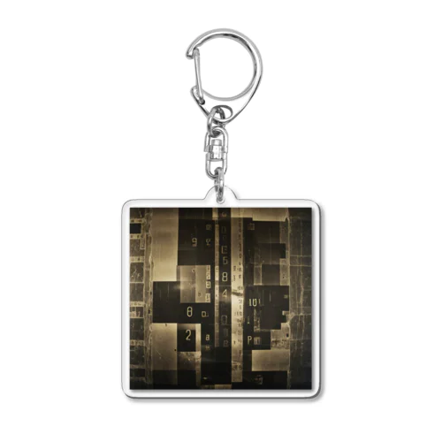 Numbering Acrylic Key Chain
