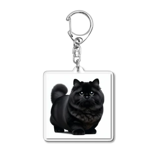 黒猫 Acrylic Key Chain