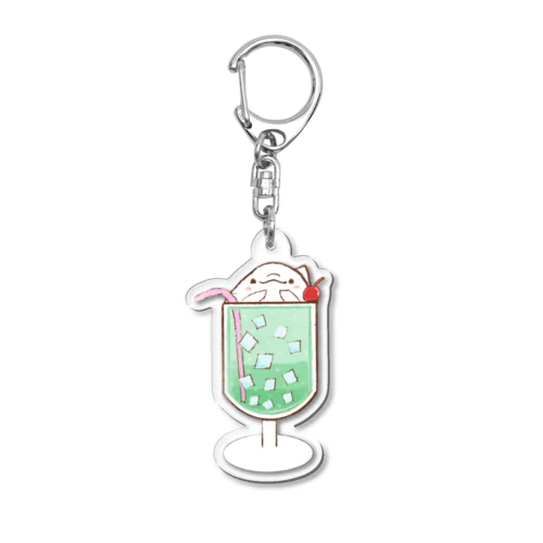 クリームソーダ Acrylic Key Chain