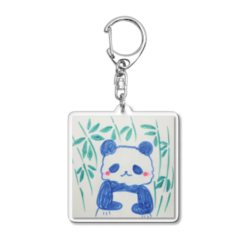 モフモフパンダ君 Acrylic Key Chain