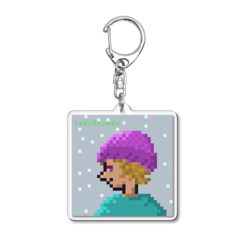 yokogaoman Acrylic Key Chain